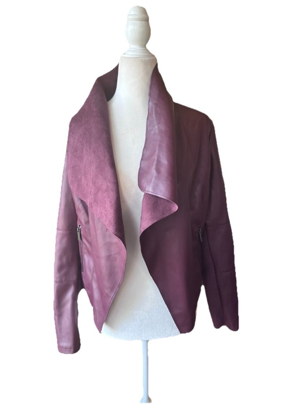 NWT Bagatelle Collection New York Vegan Leather Moto Jacket XS